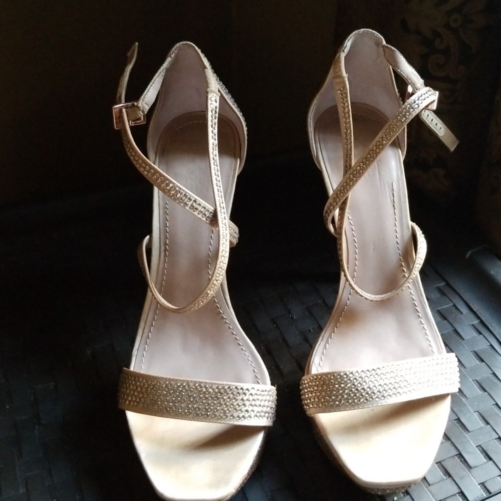 RoseGoldStudded Strappy Vince Camuto Stilletto